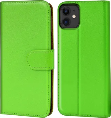 Produktbild von Conie Klapp Tasche für iPhone 11 Kartenfach Rundumschutz Hülle in Grün
