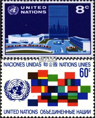 Produktbild von Briefmarken UNO - New York 1971 Mi 238-239 (kompl.Ausg.) gestempelt Freimarken