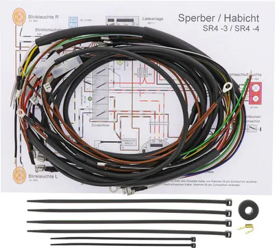 Produktbild von Simson Kabelbaumset SR4-3, SR4-4, inkl. Schaltplan