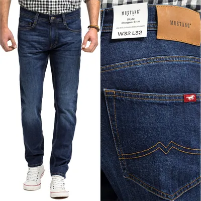 Obrázek produktu pro MUSTANG, Pánské džíny, Slim fit, OREGON SLIM, W30 L30, Blau, Jeans, baggyjeans, buggy