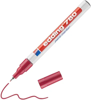 Immagine prodotto di Edding 4780002 780 Pennarello - 0,8 mm, rosso