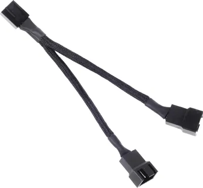 Produktbild von Silverstone SST-CPF01, 0,1 m, 2 x 4-pin PWM, 4-pin PWM, Männlich, Weiblich, Gerade