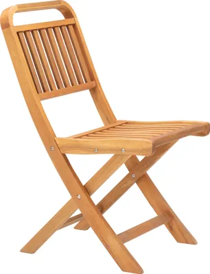 Produktbild von Dehner Gartenstuhl Lima, Klappstuhl aus FSC®-em Akazienholz, 86 x 42 x 59 cm, natur-farben