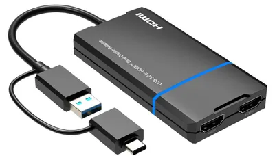 Image de MicroConnect USB-C ou USB A 2in1 vers HDMI