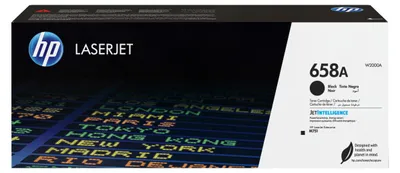 Zdjęcie produktu dla HP 658A — oryginalny wkład LaserJet z czarnym tonerem, 7000 stron(y), Czarny, 1 szt.