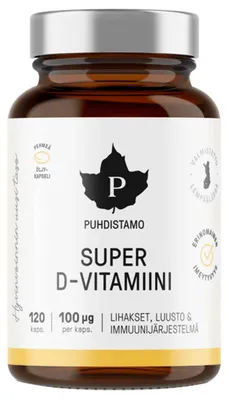Produktbild von Super Vitamin D 4000iu, 120 Kapseln