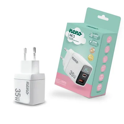 Zdjęcie produktu dla Neno 5176 NC1 Ładowarka sieciowa PD35W GaN3