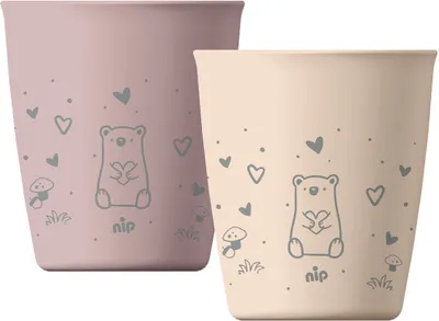 Produktbild von Nip Trinkbecher 2er Pack eat green