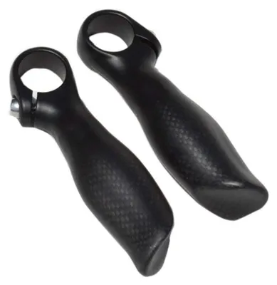 Imagen del producto de Puños de manillar de carbono, 22,2 mm, 125 mm, para bicicletas de montaña