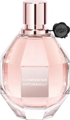Productafbeelding van Viktor & Rolf Flowerbomb 100 ml, testversie, voor dames, 100 ml, niet navulbare fles, geur van Cattleya-orchideeën, Sambac-jasmijn, freesia, Rosa Centifolia, patchouli, spray