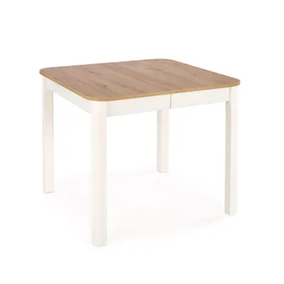 Zdjęcie produktu dla ST46M stół rozkładany 90-130 cm dąb artisan/ biały