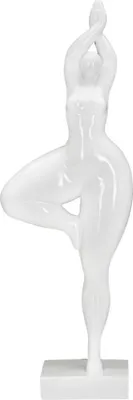 Image de Mauro Ferretti Vase Stiky Ø 22x44 cm blanc doré