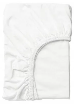 Produktbild von Adamaszek Spannbettlaken 90x200cm 100% Baumwolle Weiß