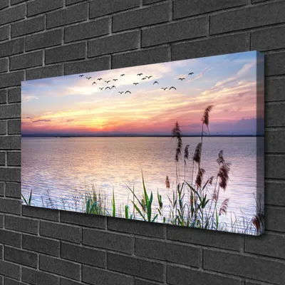 Produktbild von Tulup Leinwand-Bilder 100x50 Wandbild Canvas Kunstdruck Meer Landschaft