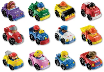 Produktbild von Mattel Fisher-Price Little People Fahrzeug Mit Figur (T5625) - 1 Fahrzeug sortiert