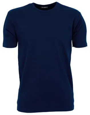 Produktbild von Tee Jays Herren Interlock T-Shirt, Rundhalsausschnitt, Kurzarm FK897 (XL) (Marineblau)
