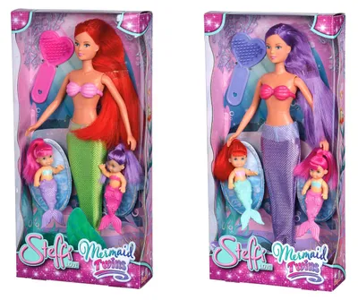 Zdjęcie produktu dla Simba Toys Mermaid Twins, Damski, 3 lat(a), Dziewczyna, Wielobarwny