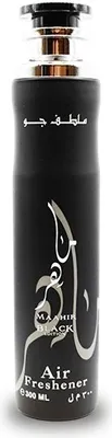 Obrázok produktu pre Lattafa Maahir Black osviežovač vzduchu v spreji do domácnosti kúpeľňa odstraňovač zápachu z auta dlhotrvajúci osviežovač vzduchu 300 ml