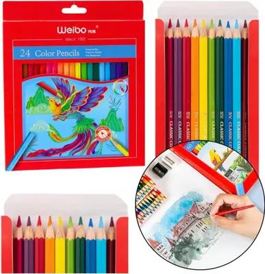 Obrázek produktu pro Tužky 24 barev na kreslení