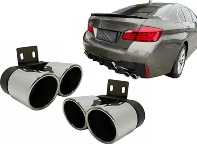 Obrázek produktu pro Koncovky výfuku pro BMW řady 5 F10 F11 2011-2017 M5 LCI Design chrom.