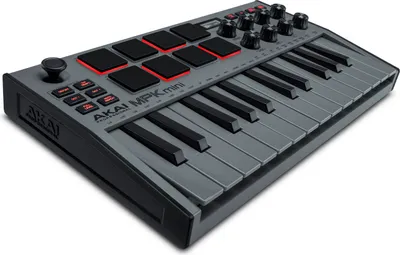 Obrázok produktu pre AKAI MPK Mini MK3 Control keyboard Padový ovládač MIDI USB Black, Grey