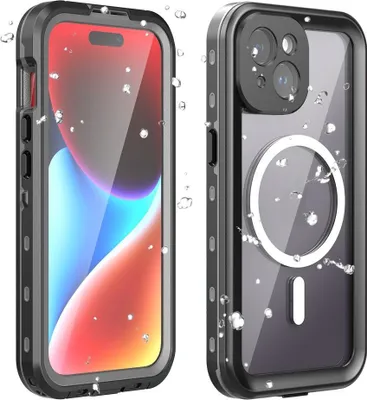 Produktbild von Shellbox, Wasserdichte IP68 Vollhülle mit MagSafe für iPhone 15, Schwarz