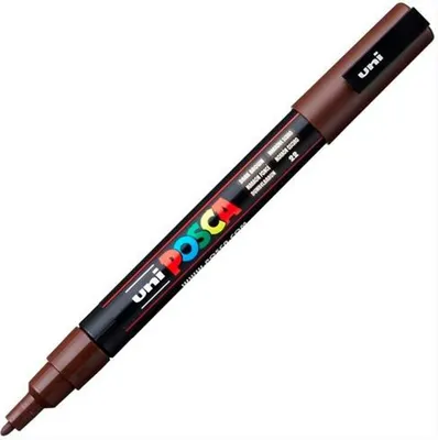 Image de POSCA Marker UNI PC-3M dunkelbraun