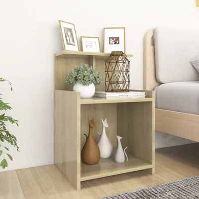 Obrázok produktu pre vidaXL Nočné stolíky 2 ks Sonoma dub 40x35x60 cm odvodený výrobok z dreva