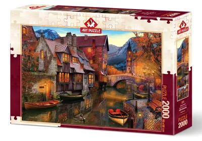 Produktbild von ART PUZZLE Puzzle Häuser am Wasserkanal 2000 Teile