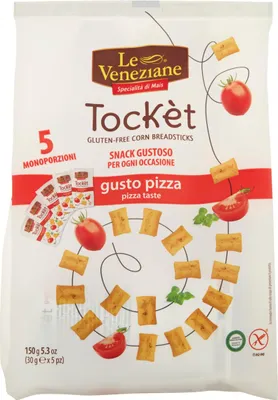 Produktbild von Molino Di Ferro Le Veneziane - Tockèt Gusto Pizza Multipack, 5 Stück x 30g