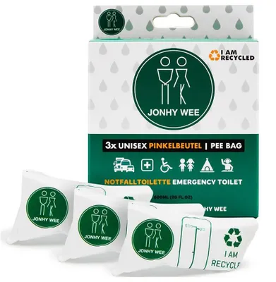 Image de Jonhy Wee Sac à pipi unisexe (3 pièces)