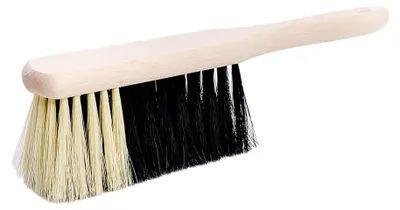 Produktbild von Handfeger mit Holzkörper und Kunststoffborsten, robuster Handbesen für Haushalt, Werkstatt und Baustelle