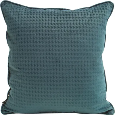 Image de EUROFIRANY | Taie d'oreiller - 40x40 cm - Velours - Turquoise