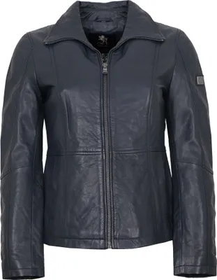 Produktbild von OTTO KERN - Damen Lederjacke Lammnappa navy : 46