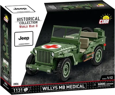Obrázek produktu pro COBI Willys MB Medical, Sada na stavění, 10 rok/roky, Plast, 1131 kusů