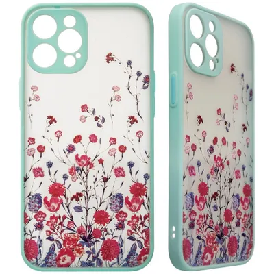 Produktbild von Design-Hülle Für Iphone 13 Floral Cover Blau