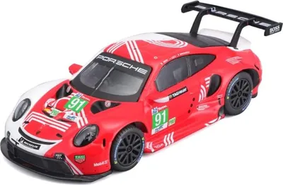 Immagine prodotto di Bburago 18-38308 - Modellino di auto - Porsche 911 RSR LeMans '20 (rosso, scala 1:43)