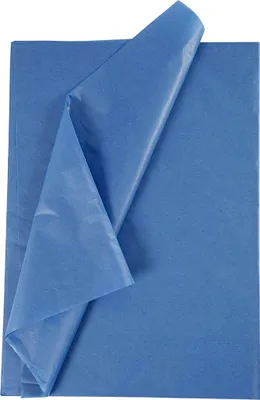 Image de Papier de soie 50x70 cm bleu foncé 25 pièces