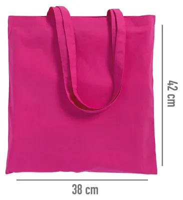 Productafbeelding van Boodschappentas van katoen, 38x42 cm, stoffentas voor in de keuken