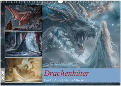 Produktbild von Drachenhüter (Wandkalender 2026 DIN A3 quer), CALVENDO Monatskalender