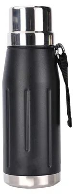 Thermosflasche 600 ml, Edelstahl, auslaufsicher, BPA-frei, 24h kalt/12h warm