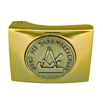 Produktbild von Koppelschloss Schreiner und Tischler Handwerk und Zunft – golden/silbern - für Meister - für 4,5 cm breite Koppelgürtel