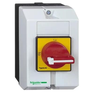 Obrázek produktu pro Schneider Electric VCF01GE, Otočný spínač, 3P, Bílá, Červená, IP65, 16 A, 90 mm