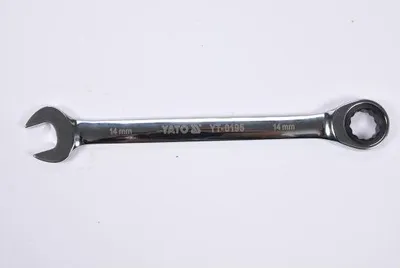 Immagine prodotto di Chiave a cricchetto aperta 14 mm - Chiave a cricchetto professionale in cromo vanadio