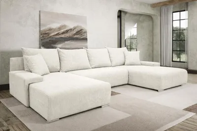 Produktbild von Kaiser Möbel Ecksofa, Sofa U form, Couch U form, Livorno U, stoff Poso, Kupfer