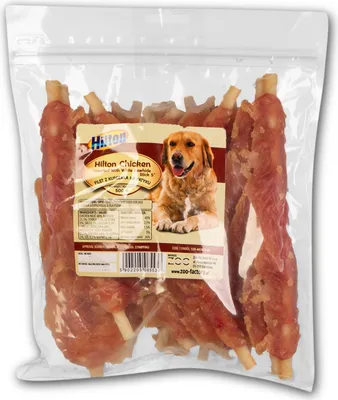Immagine prodotto di Hilton Chicken Filet on a Stick 0,5Kg - Carne Snack ideale per cani