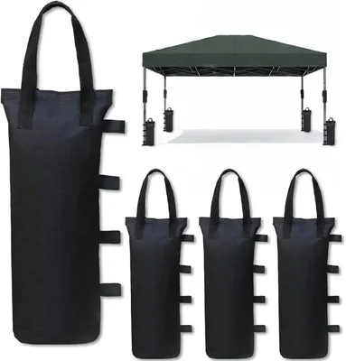 Produktbild von Canopy Pavillon, 4 Stück, Gewichte und Sandsäcke, Robust und Langlebig, für Camping