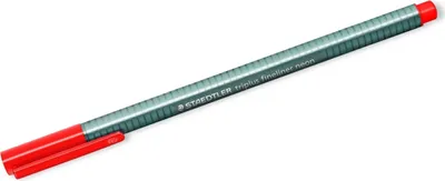 Produktbild von Fineliner triplus neonrot Packung mit 10 Stück