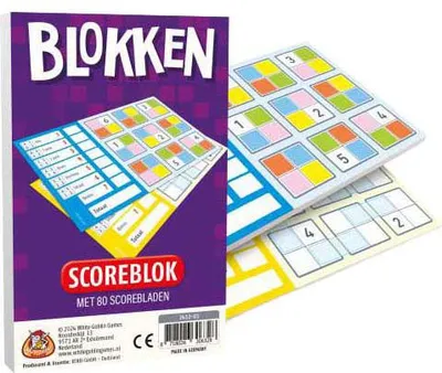 Produktbild von White Goblin Games Blocks Punkteblock mit 80 Punkteblättern