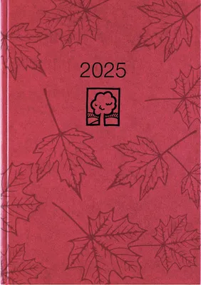 Produktbild von Zettler - Taschenkalender 2025 rot, 10,2x14,2cm, Taschenplaner mit 400 Seiten im Kartoneinband, Tages- und Wochenzählung, Mondphasen, Monatsübersicht